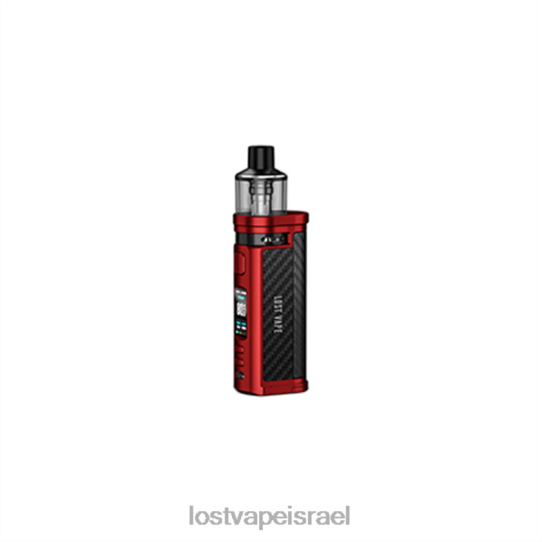 Lost Vape Centaurus מוד q80 pod סיבי פחמן אדום מט L26X4320 | Lost Vape Price