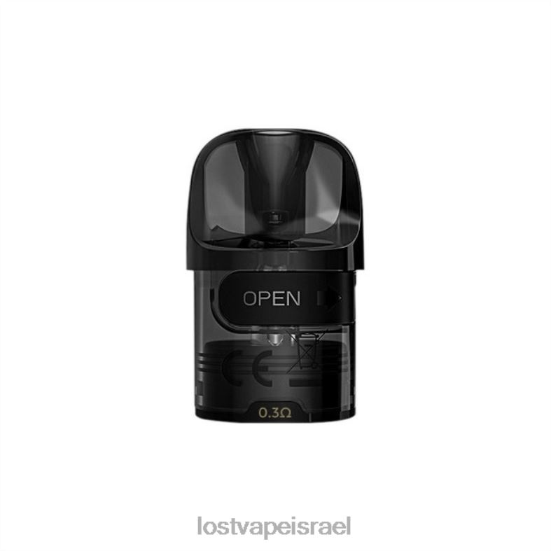Lost Vape E-Plus תרמילים (חבילה של 3) 0.3 אוהם L26X4381 | Lost Vape Israel
