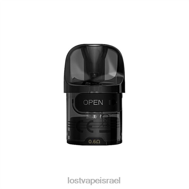 Lost Vape E-Plus תרמילים (חבילה של 3) 0.6 אוהם L26X4425 | Lost Vape Review Israel