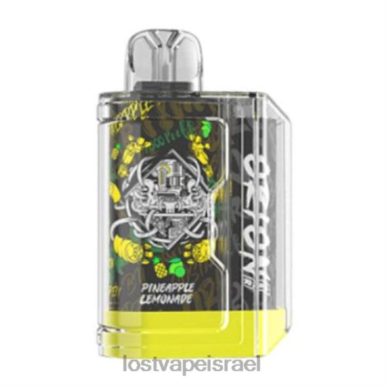 Lost Vape Orion בר חד פעמי | 7500 שאיפה | 18 מ"ל | 50 מ"ג לימונדה אננס L26X451 | Lost Vape Israel