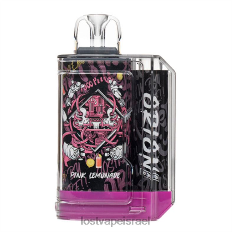 Lost Vape Orion בר חד פעמי | 7500 שאיפה | 18 מ"ל | 50 מ"ג לימונדה ורודה L26X459 | Lost Vape Customer Service
