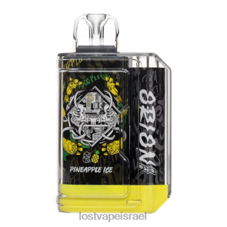 Lost Vape Orion בר חד פעמי | 7500 שאיפה | 18 מ"ל | 50 מ"ג קרח אננס L26X462 | Lost Vape Jerusalem