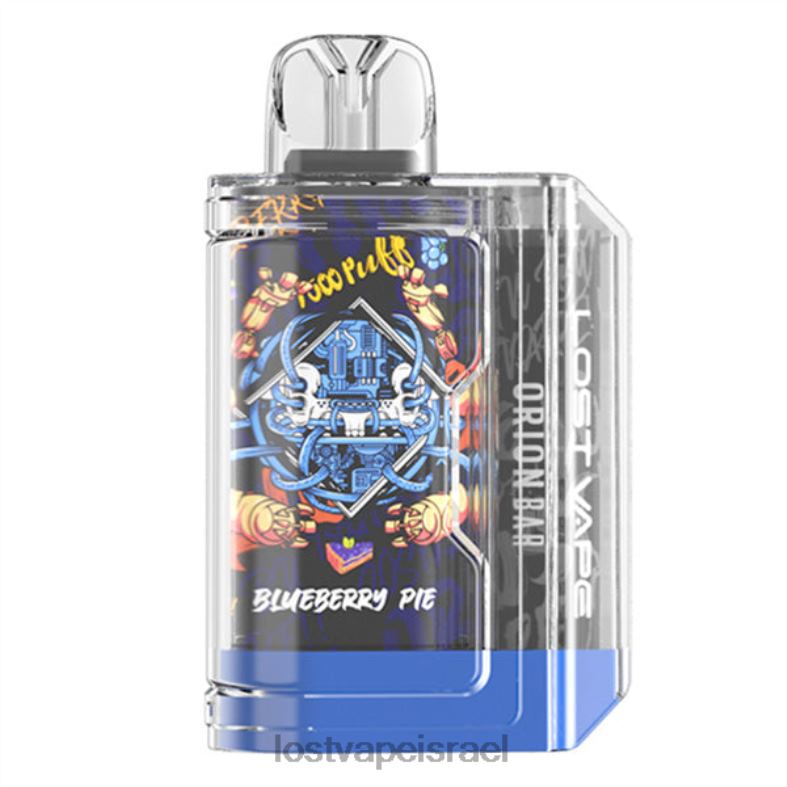 Lost Vape Orion בר חד פעמי | 7500 שאיפה | 18 מ"ל | 50 מ"ג פאי אוכמניות L26X463 | Lost Vape Flavors Israel