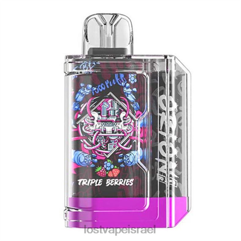 Lost Vape Orion בר חד פעמי | 7500 שאיפה | 18 מ"ל | 50 מ"ג משולש פירות יער L26X465 | Lost Vape Review Israel