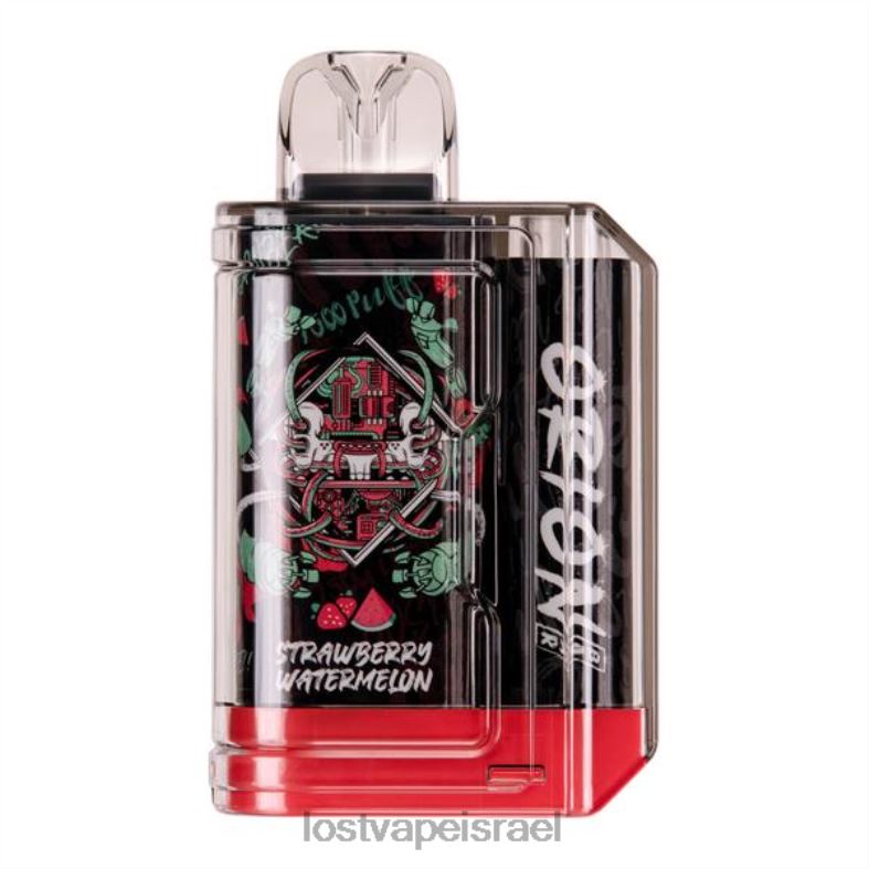 Lost Vape Orion בר חד פעמי | 7500 שאיפה | 18 מ"ל | 50 מ"ג אבטיח תות L26X466 | Lost Vape Disposable