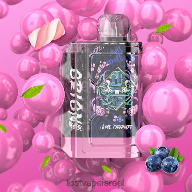 Lost Vape Orion בר חד פעמי | 7500 שאיפה | 18 מ"ל | 50 מ"ג צמר גפן מתוק כחול L26X478 | Lost Vape Pods Near Me