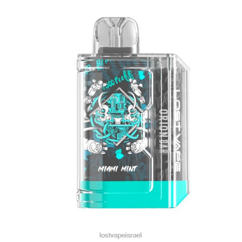 Lost Vape Orion בר חד פעמי | 7500 שאיפה | 18 מ"ל | 50 מ"ג מיאמי מנטה L26X484 | Lost Vape Wholesale