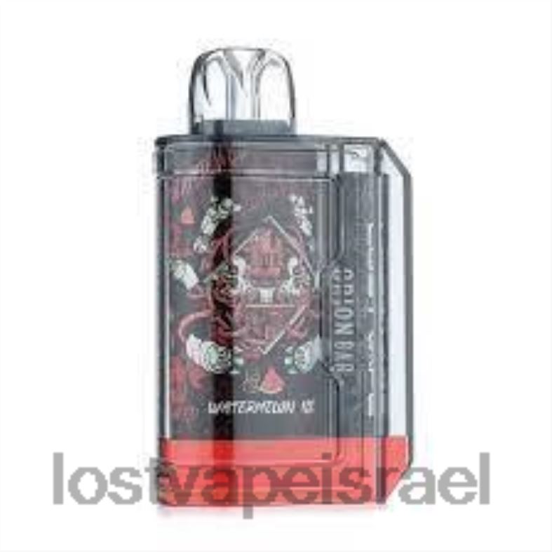 Lost Vape Orion בר חד פעמי | 7500 שאיפה | 18 מ"ל | 50 מ"ג קרח אבטיח במהדורה מוגבלת L26X485 | Lost Vape Review Israel