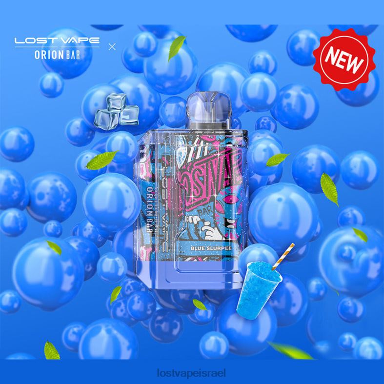 Lost Vape Orion בר חד פעמי | 7500 שאיפה | 18 מ"ל | 50 מ"ג סלורפי כחול L26X488 | Lost Vape Pods Near Me