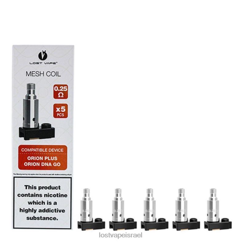 Lost Vape Orion בתוספת סלילי החלפת DNA (חבילה של 5) 0.5 אוהם L26X4326 | Lost Vape Disposable