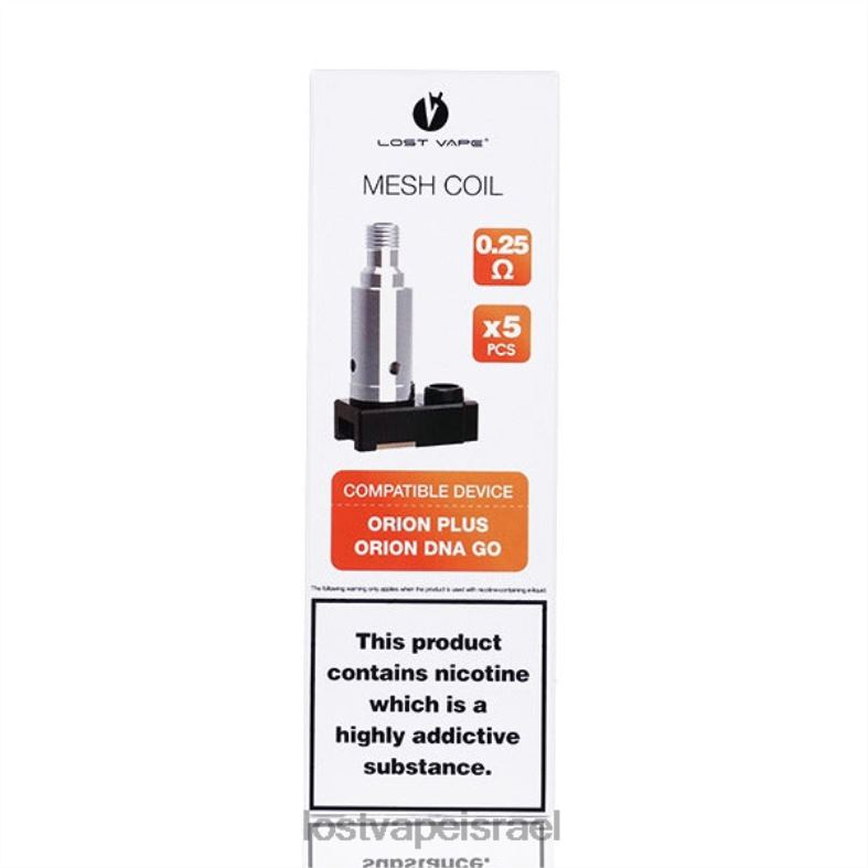 Lost Vape Orion בתוספת סלילי החלפת DNA (חבילה של 5) 0.5 אוהם L26X4326 | Lost Vape Disposable