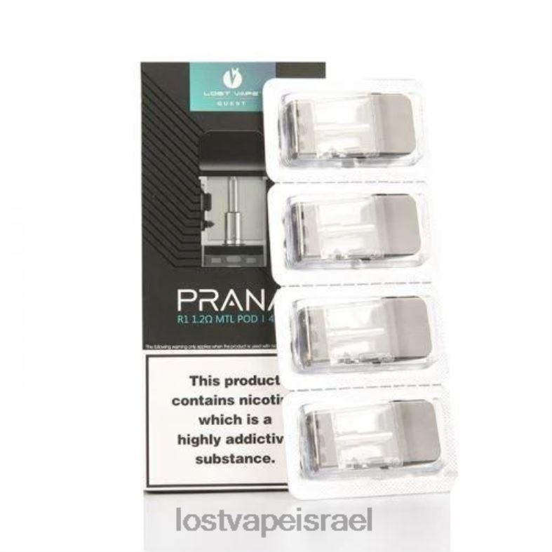 Lost Vape Prana תרמילים (חבילה של 4) r1 1.2 אוהם L26X4400 | Lost Vape Price