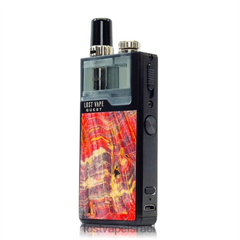 Lost Vape Quest ערכה מלאה למכשיר orion q pod דק שחור/אדום L26X4474 | Lost Vape Wholesale