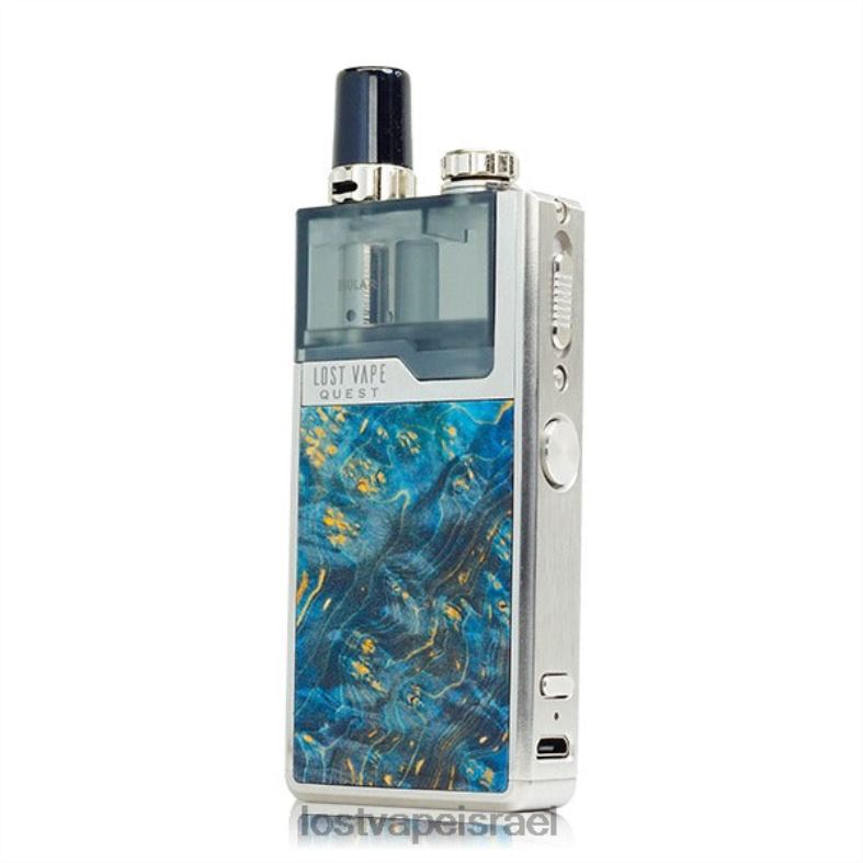 Lost Vape Quest ערכה מלאה למכשיר orion q pod עץ כסוף/כחול L26X4476 | Lost Vape Disposable