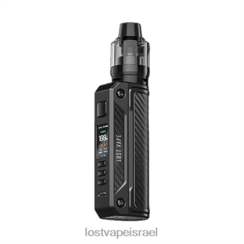 Lost Vape Thelema ערכת סולו 100W סיבי שחור/פחמן L26X4171 | Lost Vape Israel