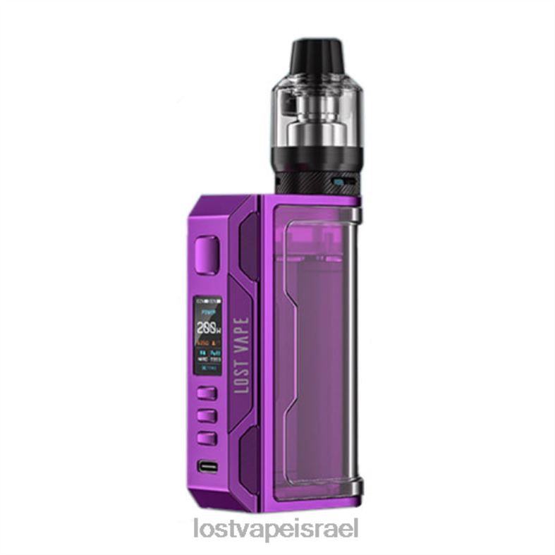 Lost Vape Thelema ערכת quest 200w סגול/שקוף L26X4148 | Lost Vape Pods Near Me