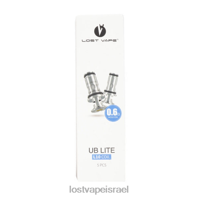 Lost Vape UB סלילי לייט (חבילה של 5) סליל l10 0.6 אוהם L26X4122 | Lost Vape Jerusalem
