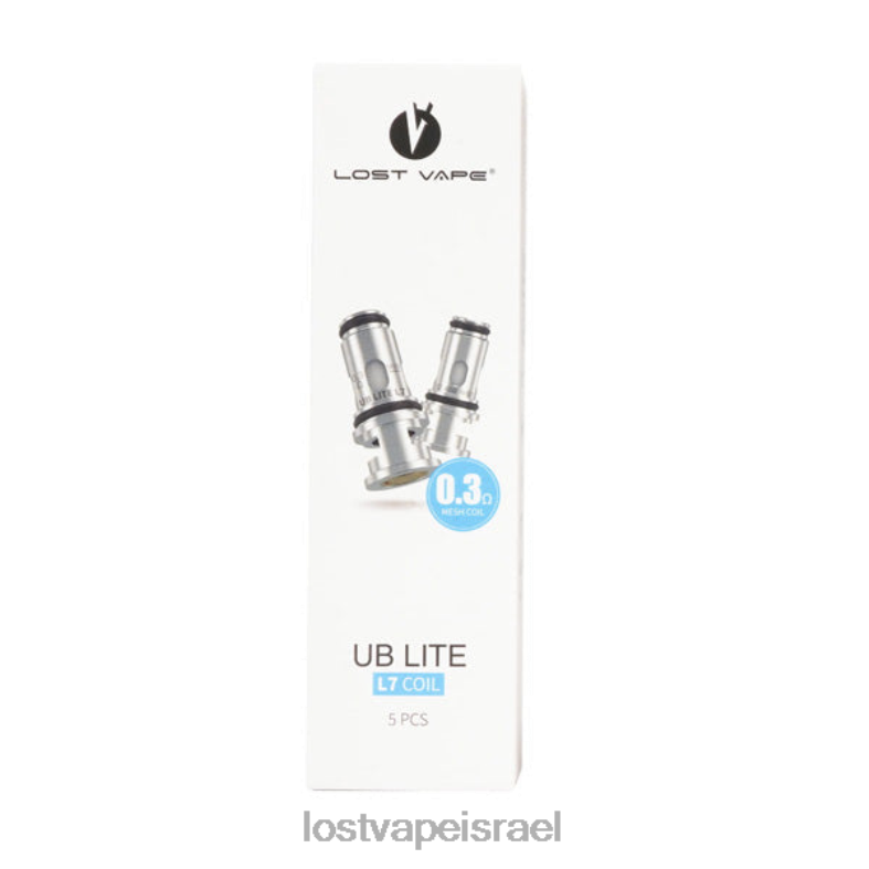 Lost Vape UB סלילי לייט (חבילה של 5) סליל l7 0.3 אוהם L26X4120 | Lost Vape Price