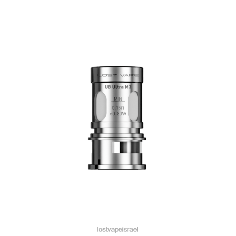 Lost Vape UB סדרת סלילי אולטרה (חבילה של 5) m3 0.15 אוהם L26X47 | Lost Vape Near Me Israel