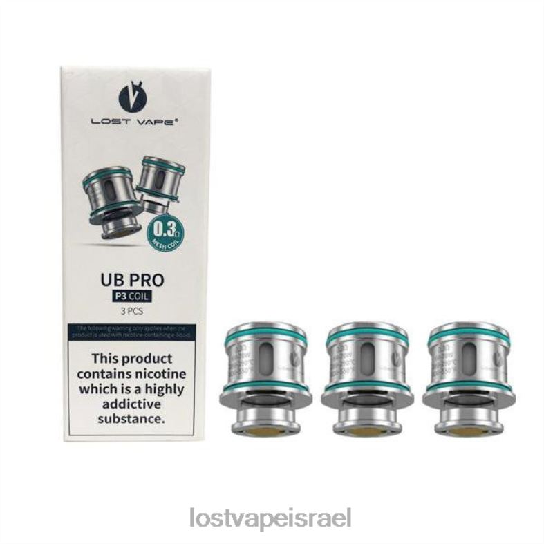 Lost Vape UB pro coils p3 0.3 אוהם L26X4109 | Lost Vape Customer Service