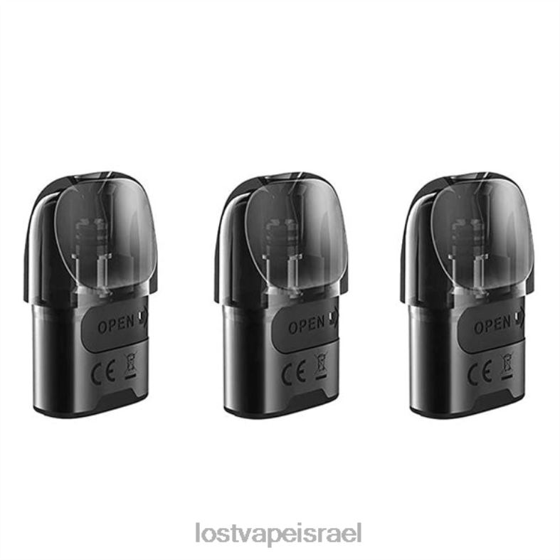 Lost Vape URSA תרמילים חלופיים | 2.5 מ"ל (חבילה של 3) ירוק 1.אוהם L26X4126 | Lost Vape Disposable