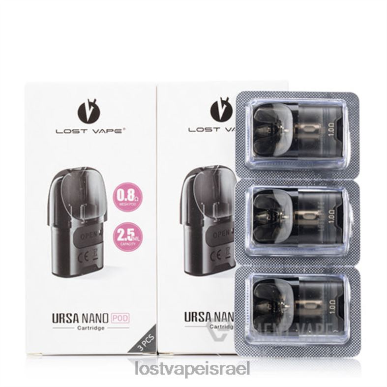 Lost Vape URSA תרמילים חלופיים | 2.5 מ"ל (חבילה של 3) ורוד 1.אוהם L26X4128 | Lost Vape Pods Near Me