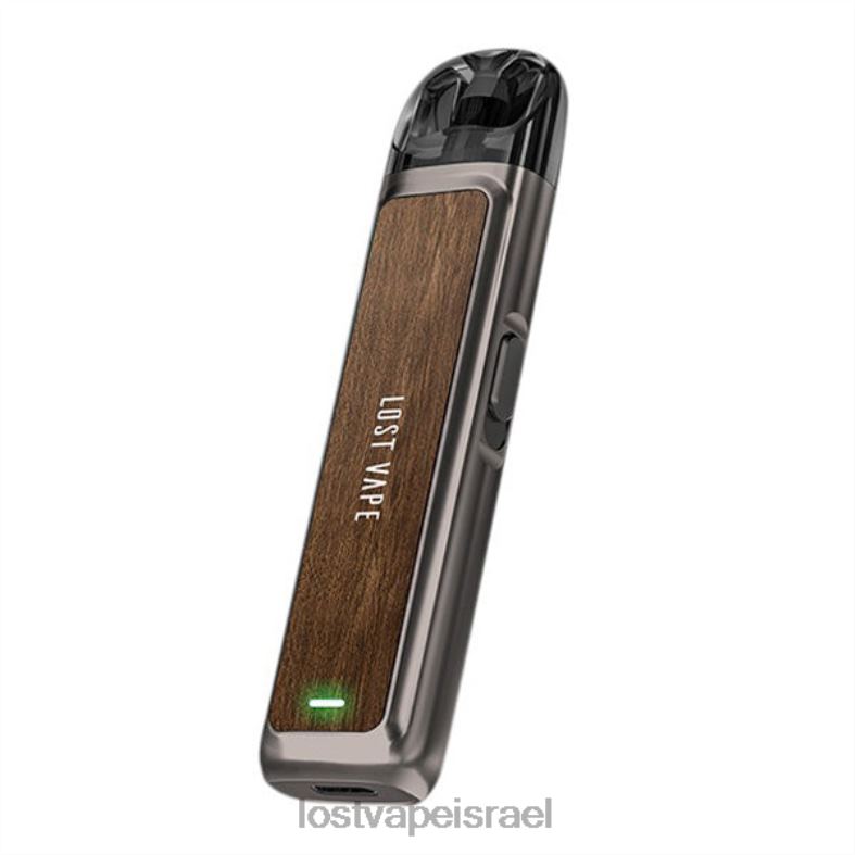 Lost Vape URSA ערכת תרמילים | 800 mah עץ אגוז מתכת אקדח L26X4223 | Lost Vape Flavors Israel