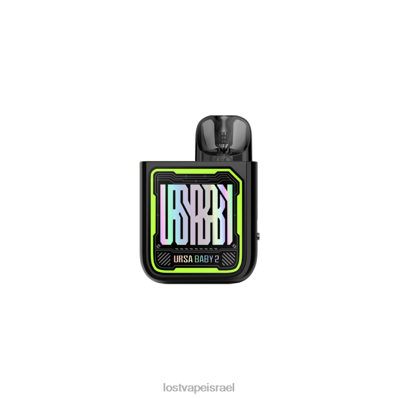 Lost Vape URSA Baby 2 ערכה | מערכת תרמילים מבוך טכנולוגי שחור/מפואר L26X442 | Lost Vape Jerusalem
