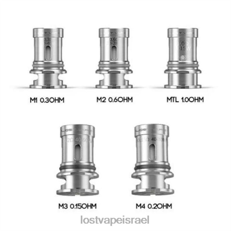 Lost Vape Ultra סלילי בוסט (חבילה של 5) m3 0.15 אוהם L26X4344 | Lost Vape Wholesale