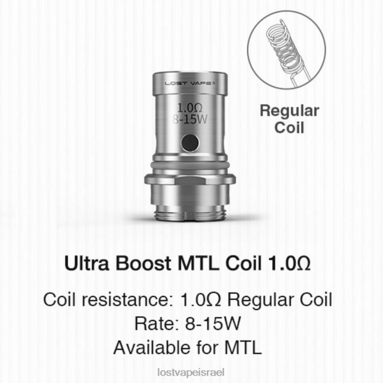 Lost Vape Ultra סלילי בוסט (חבילה של 5) mtl v2 1.ohm L26X4350 | Lost Vape Price
