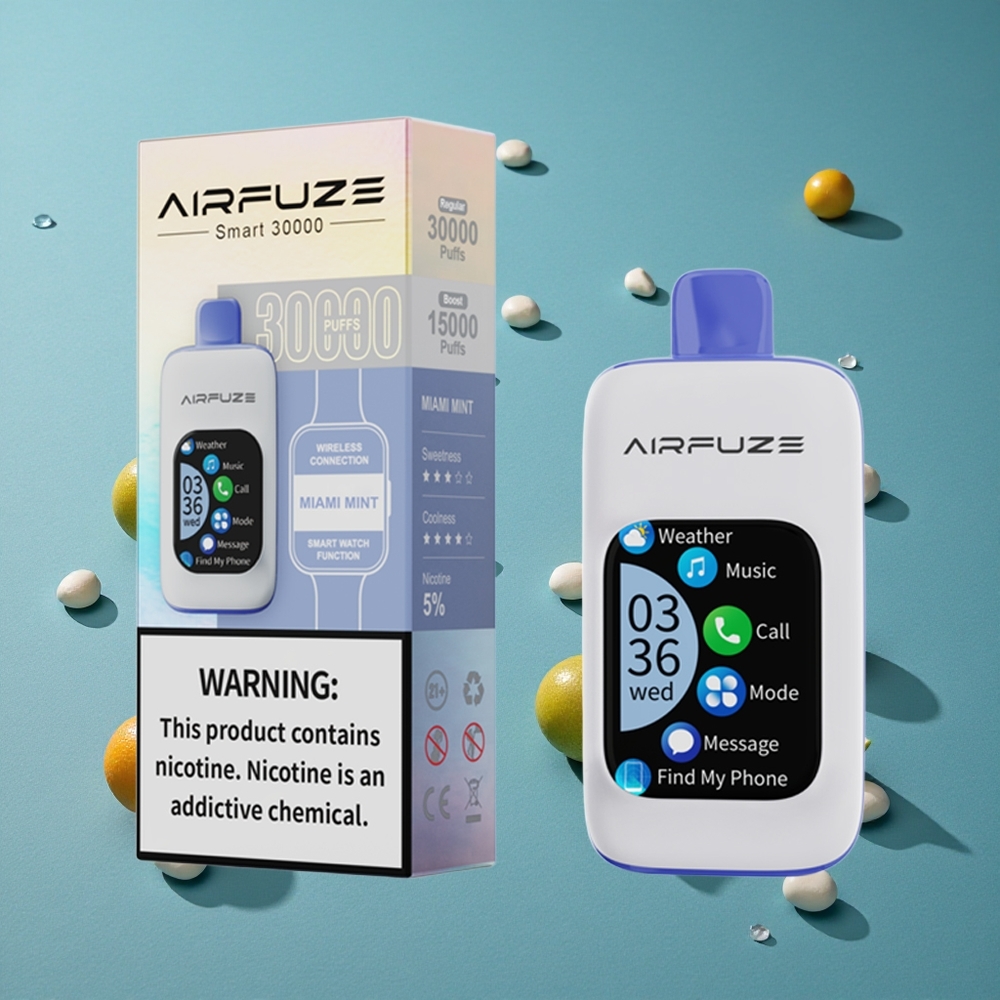 AirFuze Smart 30000 פאפים פוד חד פעמי נענע מיאמי
