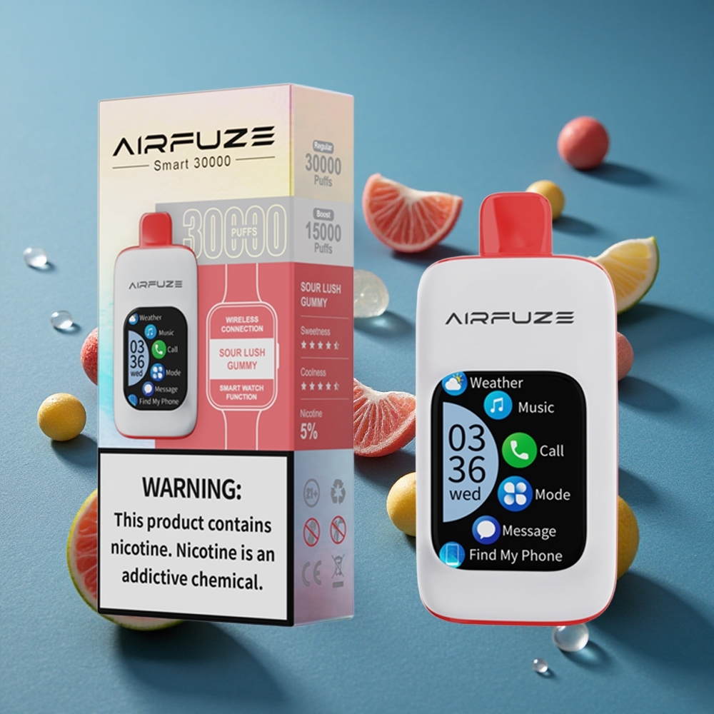 AirFuze Smart 30000 פאפים סַבּוֹן גוֹמִי חָמוּץ