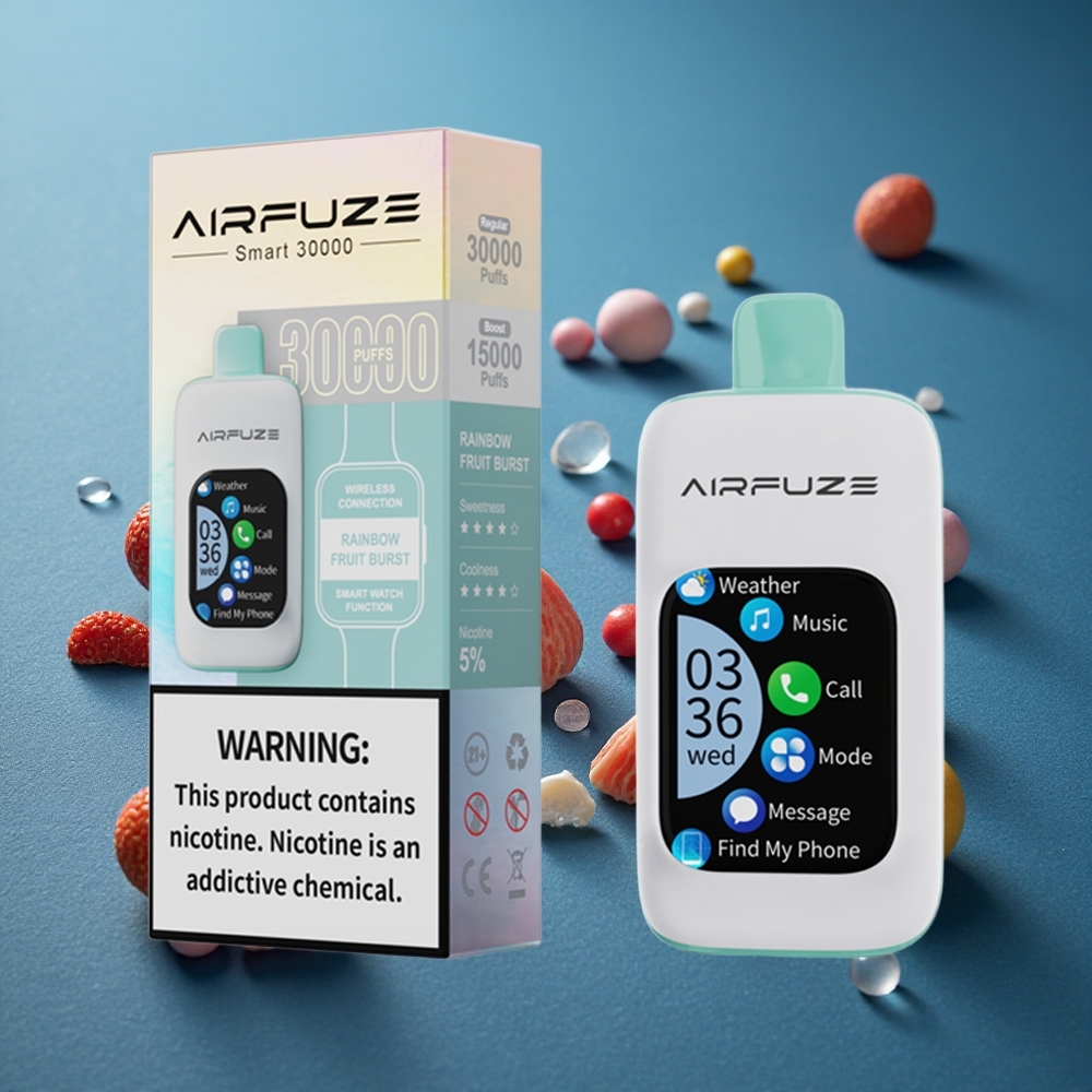 AirFuze Smart 30000 פאפים סוללה 900mAh סירוב פירות קשת
