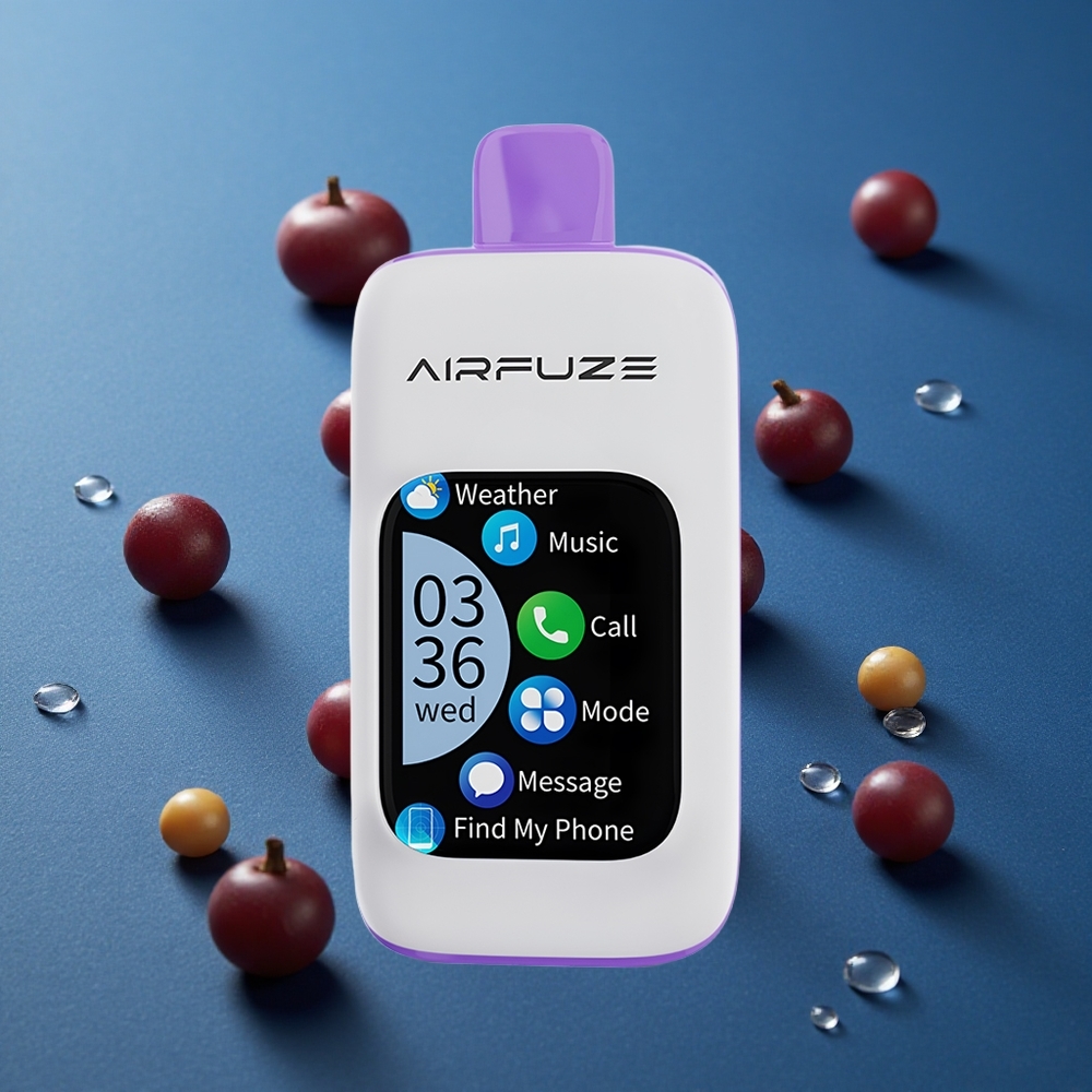 AirFuze Smart 30000 פאפים מתכלה ענבים פרץ 900mAh Type-C