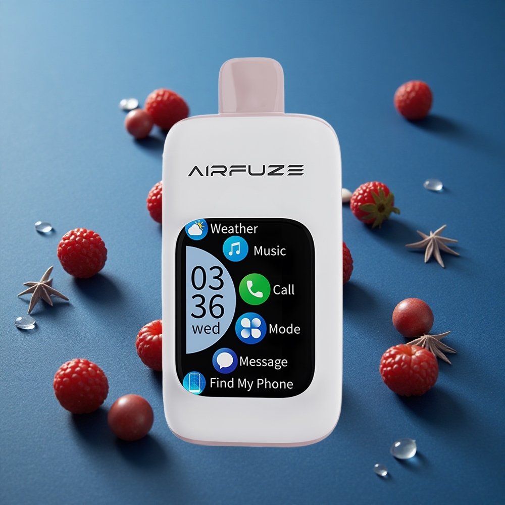 AirFuze Smart 30000 פאפים מתכלה Pod פיצוח פירות יער עם 5% ניקוטין ו-900mAh