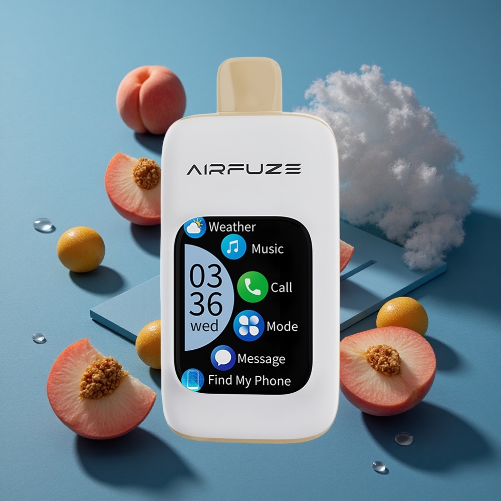 AirFuze Smart 30000 פאפים מתכלה Pod אפרסק עסיסי 900mAh