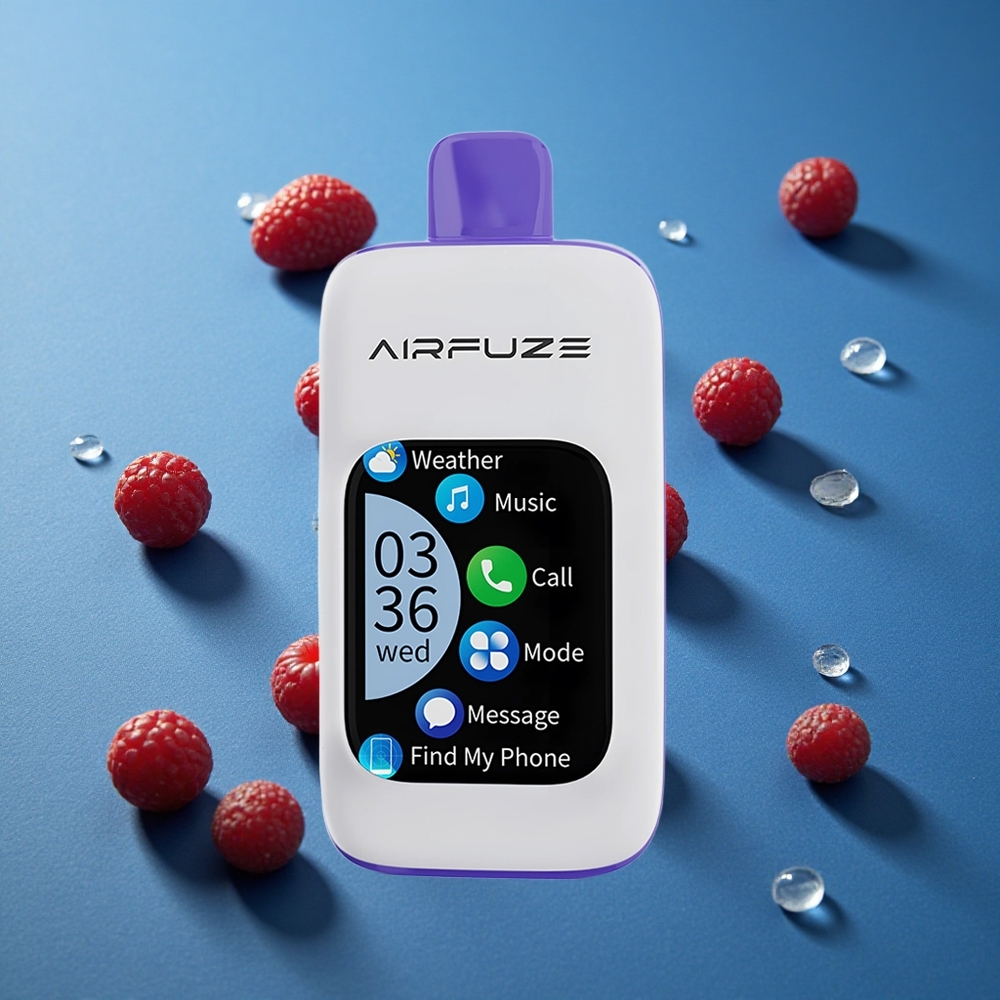 AirFuze Smart Pro 40000 פאפים אדי נייד Blue Razz Ice