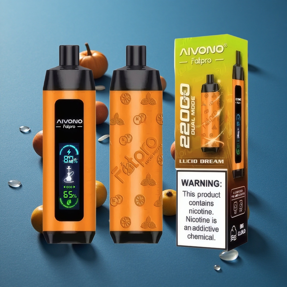 Aivono AIM FATPRO 22000 פאפים חלום צלול ניקוטין 0% 2% 3% 5% גליצרין צמחי