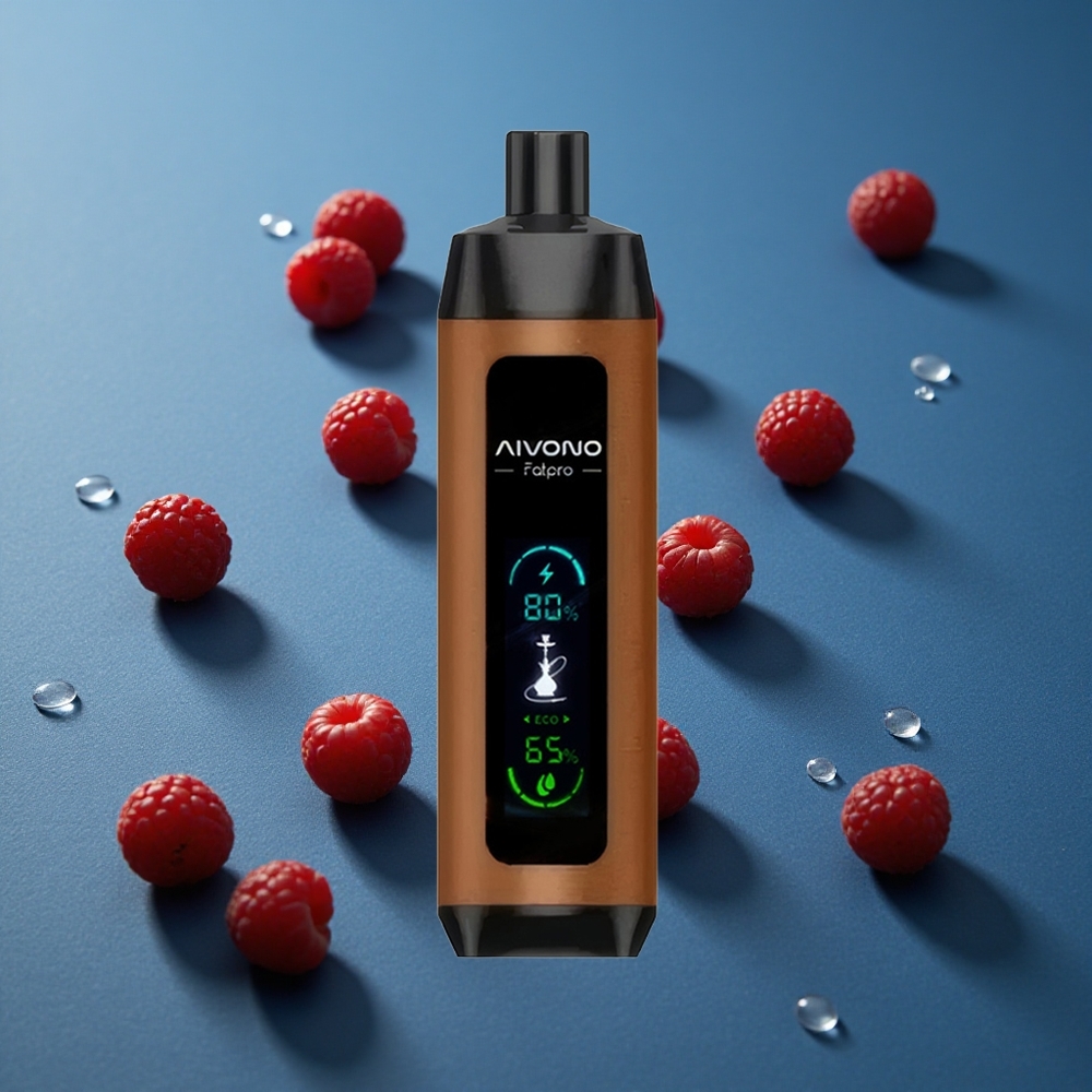 Aivono AIM FATPRO 22000 פאפים דובדבן פטל 28ml 600mah