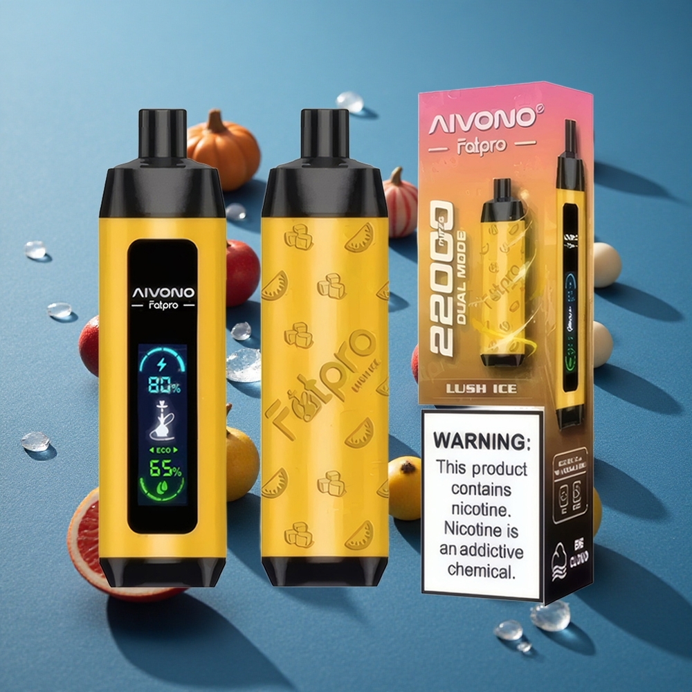Aivono AIM FATPRO 22000 פאפים מנת קרח רענן 28ml 600mah