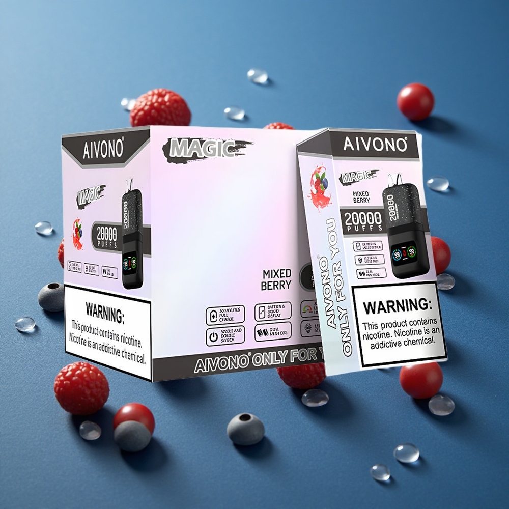 Aivono AIM MAGIC 20000 פיעמולים ענבים מעורבים סוללה 600mAh