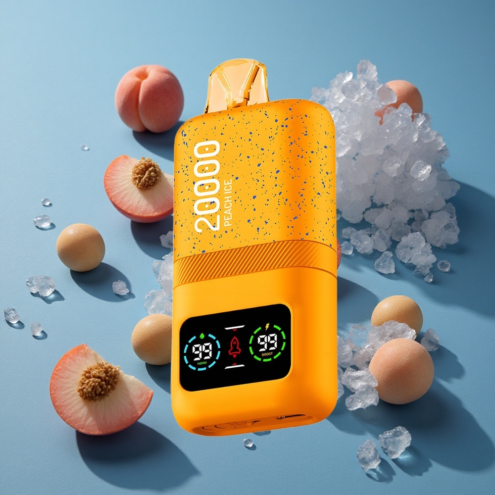 Aivono AIM MAGIC 20000 פאפים אפרסק קרח עם סוללה 600mAh