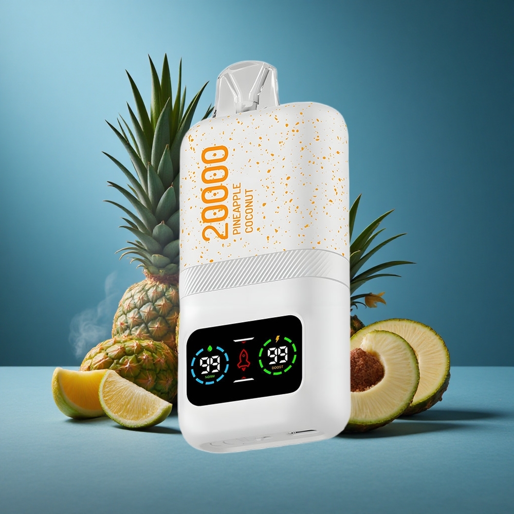 Aivono AIM MAGIC 20000 פאפים אננס קוקוס סוללה 600mAh סליל כפול