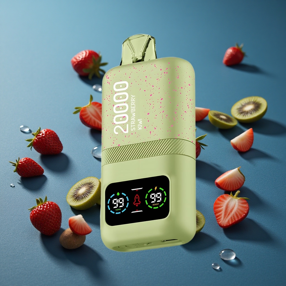 Aivono AIM MAGIC 20000 פאפים תות קיווי סוללה 600mAh