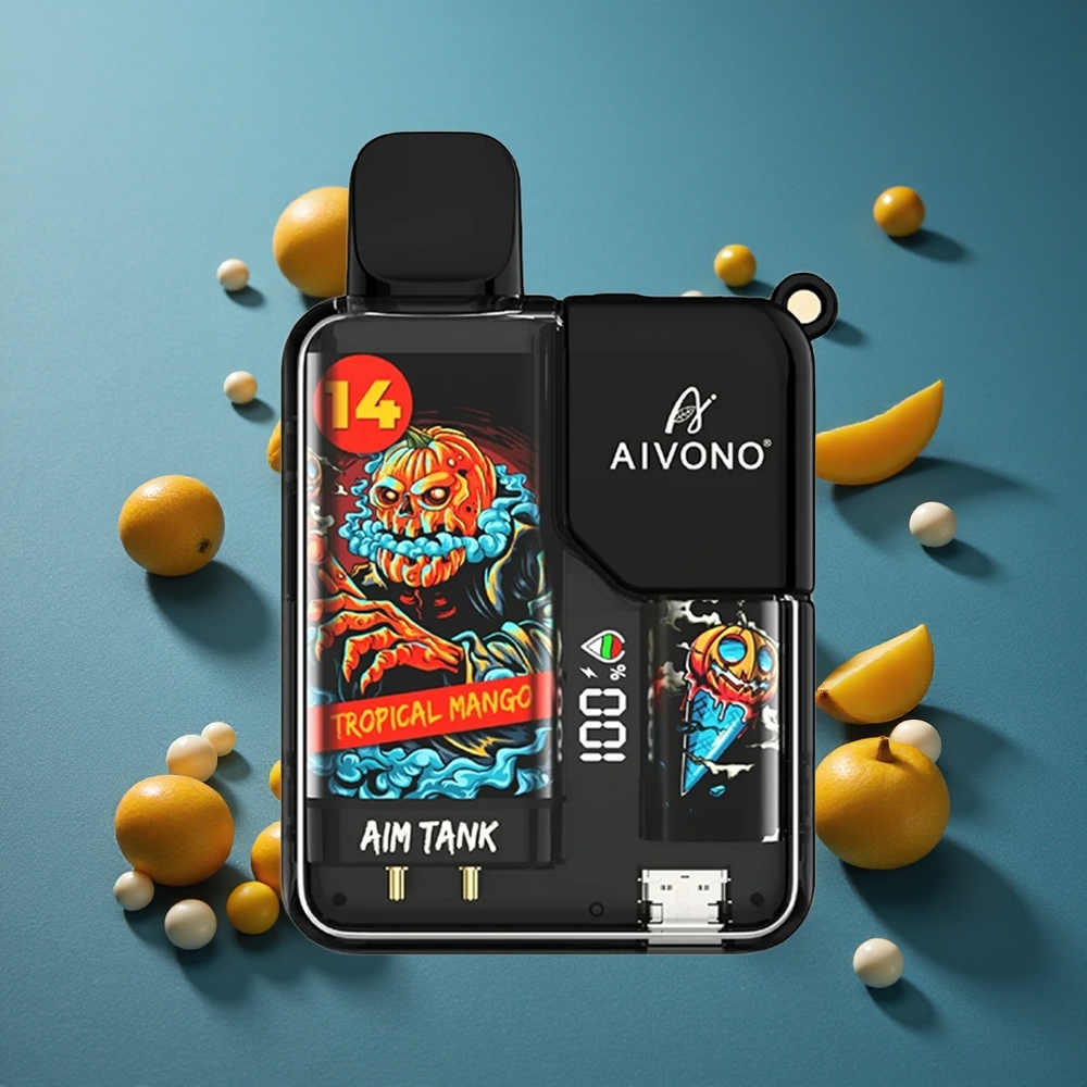 Aivono AIM-TANK 9500 פאפים מנגו טרופולי 18ml סוללה 650mAh