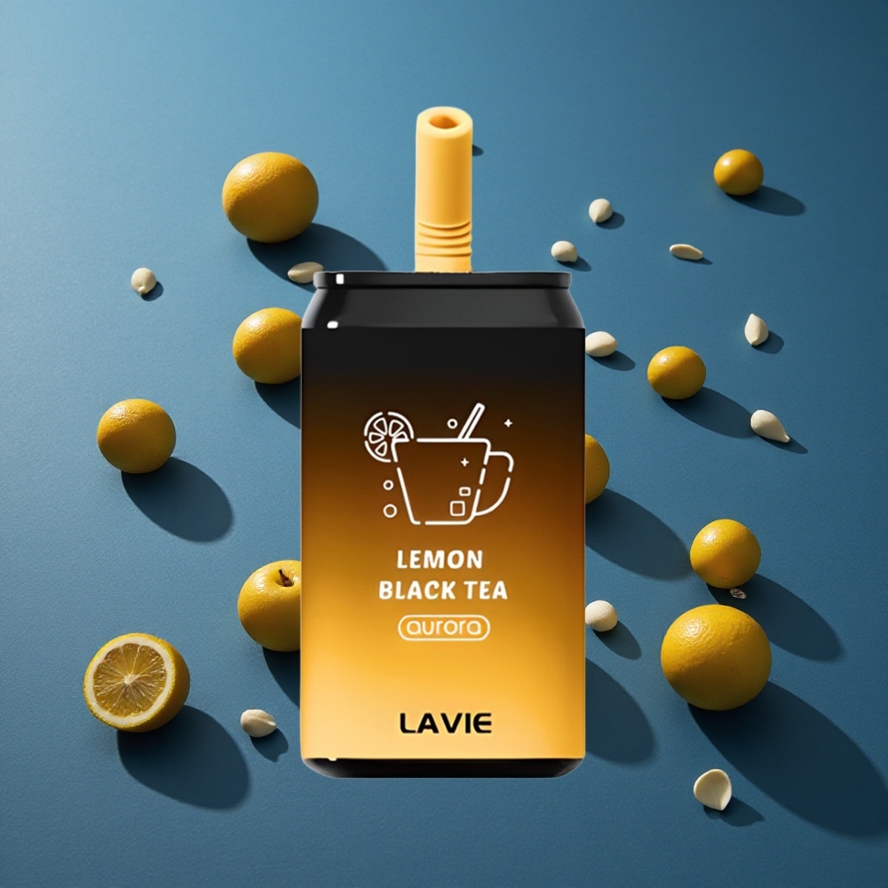Lavie Aurora 11000 נשיפות לימון תה שחור 22ML 650mAh
