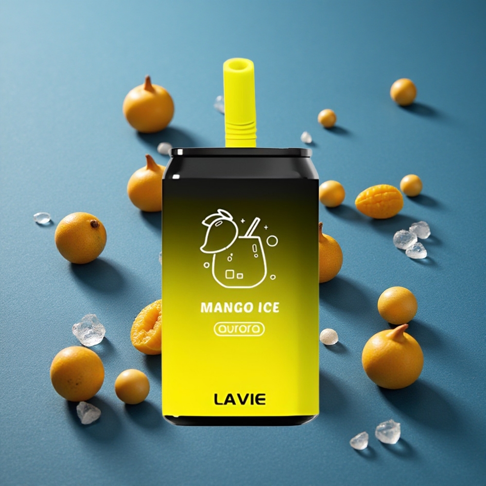 Lavie Aurora 11000 משיכות מנגו קרח 22ML 650mAh