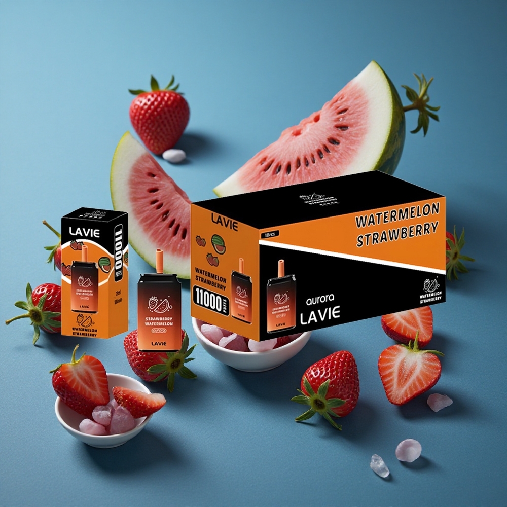 Lavie Aurora 11000 Puffs תות אבטיח עם 22ML סוללה 650mAh