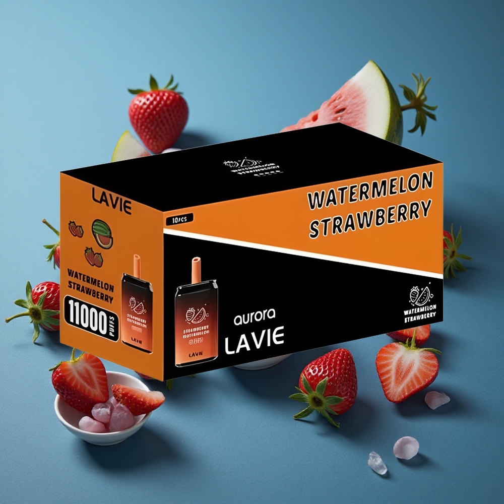 Lavie Aurora 11000 Puffs תות אבטיח עם 22ML סוללה 650mAh