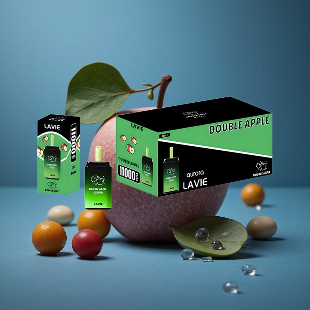 Lavie Aurora 11000 Puffs תפוח כפול 22ML 650mAh